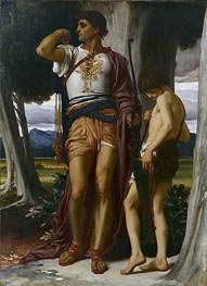 Jonathan's Token to David, c.1868 by Frederick Leighton | Painting Reproduction