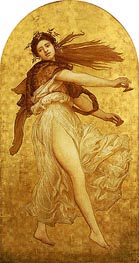 The Dance of the Cymbalists (Left Panel), undated von Frederick Leighton | Gemälde-Reproduktion