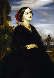 Augusta East, Lady Hoare, undated by Frederick Leighton | Painting Reproduction