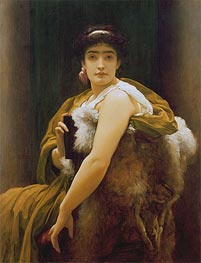 Twixt Hope and Fear, c.1895 by Frederick Leighton | Painting Reproduction