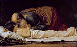 Elisha Healing the Son of the Shunamite Widow | Frederick Leighton | Painting Reproduction