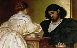Golden Hours, 1864 by Frederick Leighton | Painting Reproduction