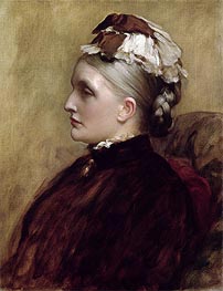 Alexandra Leighton (Mrs Sutherland Orr), 1891 von Frederick Leighton | Gemälde-Reproduktion