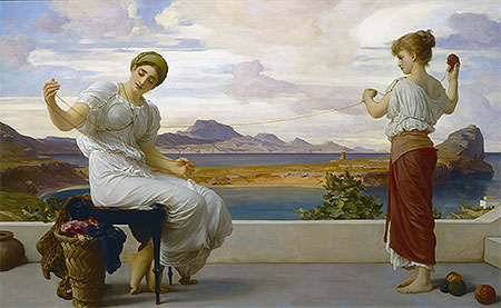 Winding the Skein, c.1878 | Frederick Leighton | Painting Reproduction