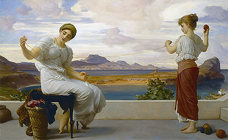 Winding the Skein | Frederick Leighton | Painting Reproduction
