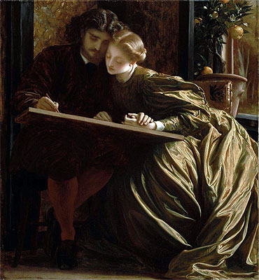 The Painter's Honeymoon, c.1864 | Frederick Leighton | Gemälde Reproduktion