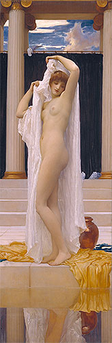 The Bath of Psyche, c.1890 | Frederick Leighton | Gemälde Reproduktion