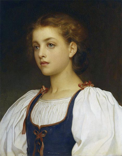 Biondina, 1879 | Frederick Leighton | Painting Reproduction