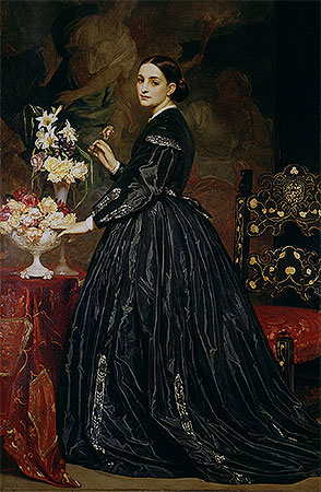 Mrs James Guthrie, c.1864/65 | Frederick Leighton | Gemälde Reproduktion