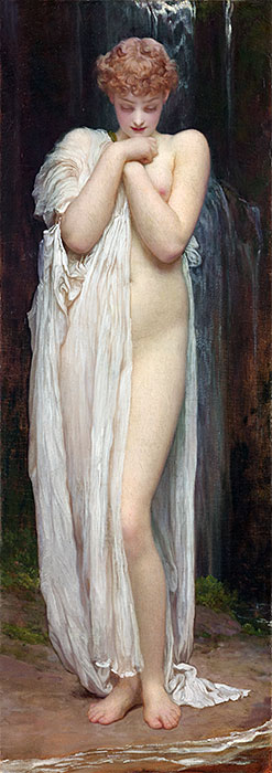 The Nymph of the River (A Bather), 1880 | Frederick Leighton