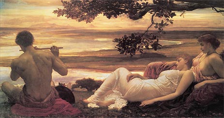 Idyll, c.1880/81 | Frederick Leighton | Gemälde Reproduktion