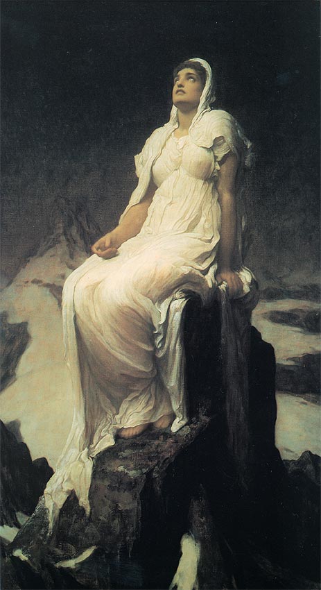 The Spirit of the Summit | Frederick Leighton | Painting Reproduction