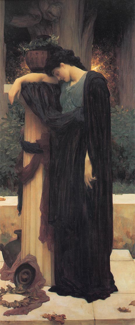 Tränen (Mary Lloyd) | Frederick Leighton | Gemälde Reproduktion
