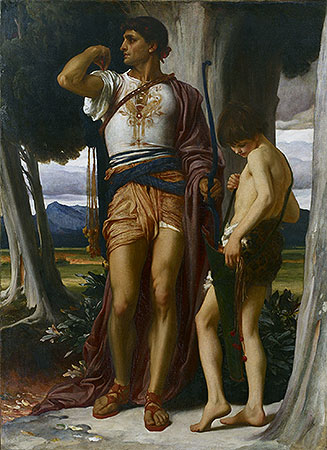 Jonathans Zeichen an David | Frederick Leighton | Gemälde Reproduktion