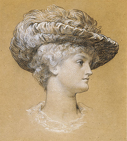Portrait of Dorothy Dene, 1884 | Frederick Leighton | Painting Reproduction