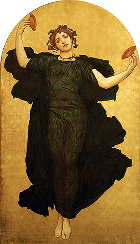 The Dance of the Cymbalists (Central Panel), undated | Frederick Leighton | Gemälde Reproduktion