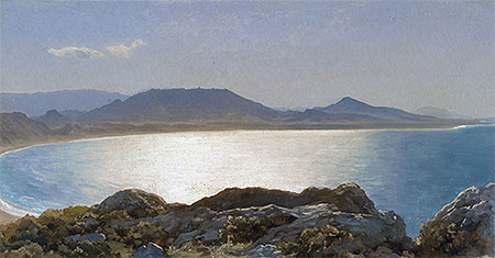 Bay Scene, Island of Rhodes, undated | Frederick Leighton | Gemälde Reproduktion