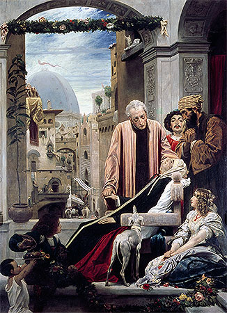 The Death of Brunelleschi, 1852 | Frederick Leighton