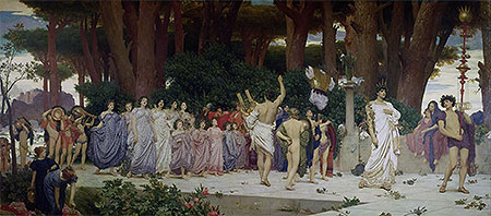 Die Daphnephorie | Frederick Leighton | Gemälde Reproduktion