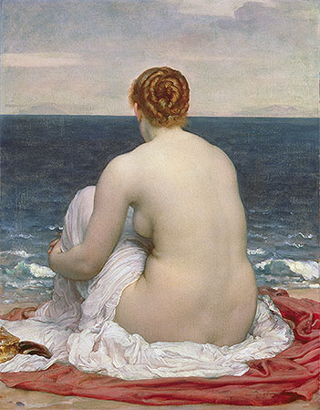 Psamanthe, 1880 by Frederick Leighton | Painting Reproduction