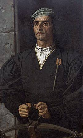 Italian Crossbowman, 1863 | Frederick Leighton | Painting Reproduction