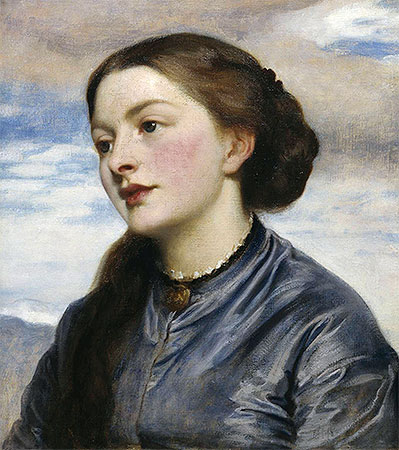 Mrs John Hanson Walker, 1867 | Frederick Leighton | Painting Reproduction