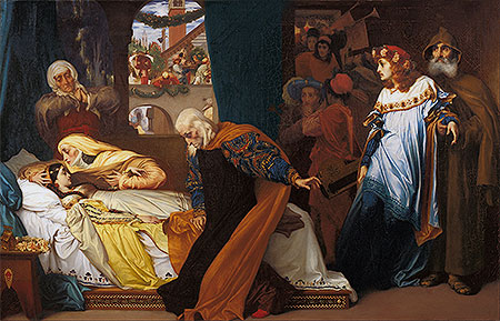 The Feigned Death of Juliet, c.1856/58 | Frederick Leighton | Painting Reproduction