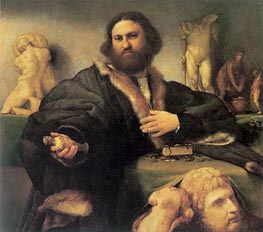 Portrait of Andrea Odoni, 1527 by Lorenzo Lotto | Painting Reproduction