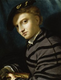 Porträt eines jungen Mannes | Lorenzo Lotto | Gemälde Reproduktion