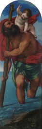 Hl. Sebastian und Hl. Christoph | Lorenzo Lotto | Gemälde Reproduktion