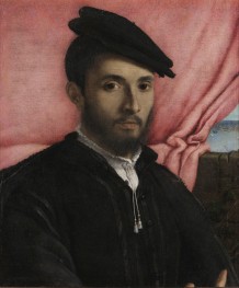 Porträt eines jungen Mannes | Lorenzo Lotto | Gemälde Reproduktion