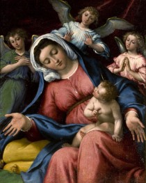 Madonna of Grace | Lorenzo Lotto | Painting Reproduction