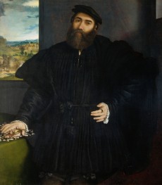 Porträt eines Mannes (Mercurio Bua) | Lorenzo Lotto | Gemälde Reproduktion