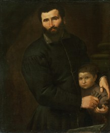 Surgeon Gian Giacomo Bonamigo with His Son Giovanni Antonio | Lorenzo Lotto | Painting Reproduction