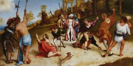 Stoning of Saint Stephen | Lorenzo Lotto | Painting Reproduction