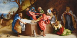 Deposition of Christ in the Tomb | Lorenzo Lotto | Painting Reproduction