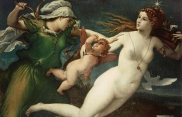 Allegorie der von der Keuschheit vertriebenen Wollust | Lorenzo Lotto | Gemälde Reproduktion