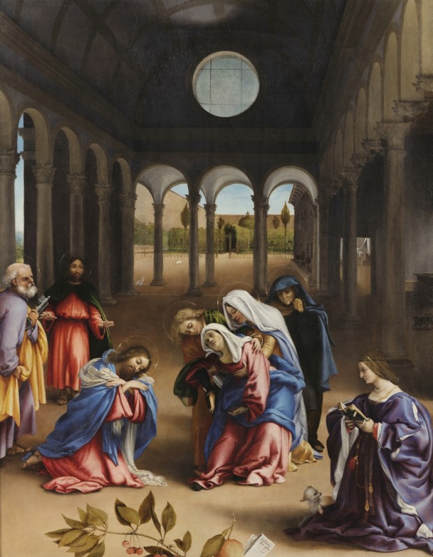 Lorenzo Lotto | Christus nimmt Abschied von seiner Mutter, 1521 Christus nimmt Abschied von seiner Mutter, 1521 | Lorenzo Lotto