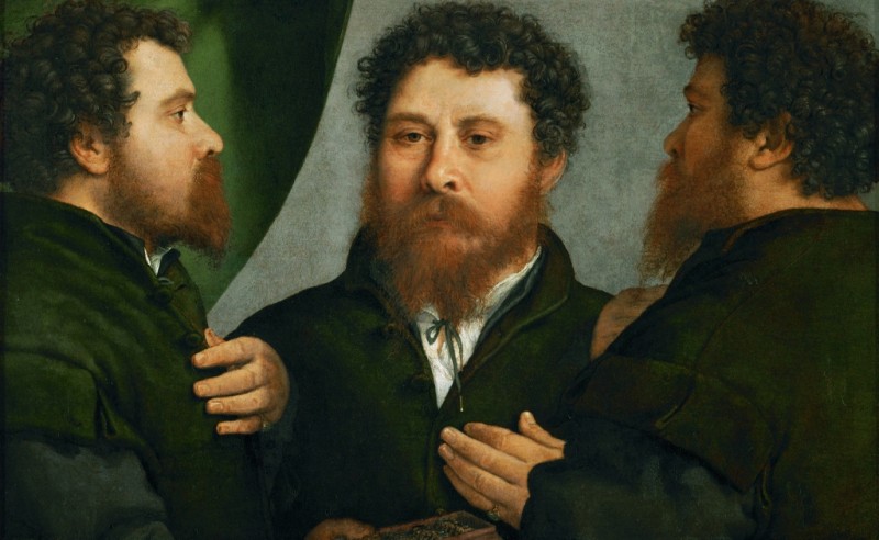 Lorenzo Lotto | A Goldsmith in Three Views, c.1525/35 A Goldsmith in Three Views, c.1525/35 | Lorenzo Lotto