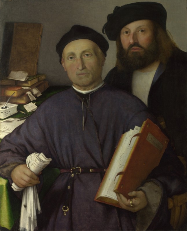 Lorenzo Lotto | Giovanni Agostino della Torre and His Son, Niccolò, c.1515/16 Giovanni Agostino della Torre and His Son, Niccolò, c.1515/16 | Lorenzo Lotto
