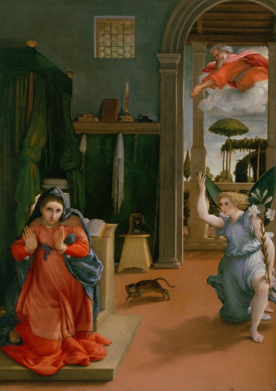Lorenzo Lotto | Annunciation, c.1533/34 Annunciation, c.1533/34 | Lorenzo Lotto