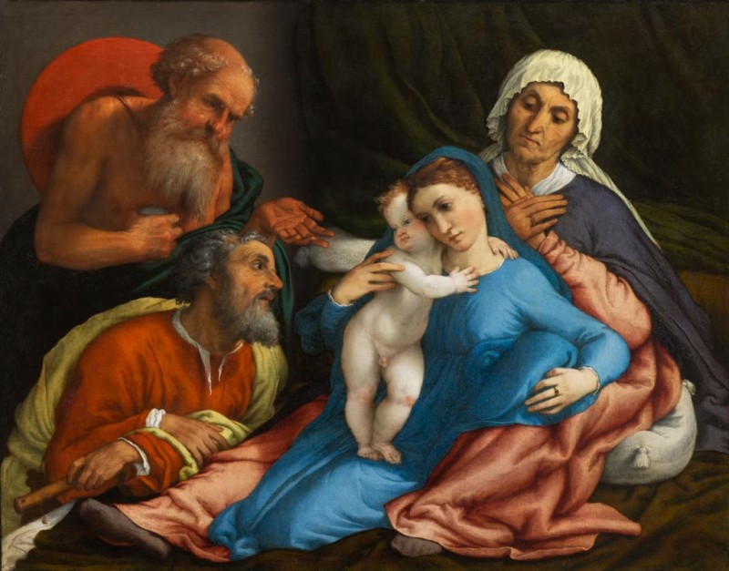 Lorenzo Lotto | Holy Family with St Jerome, 1534 Holy Family with St Jerome, 1534 | Lorenzo Lotto