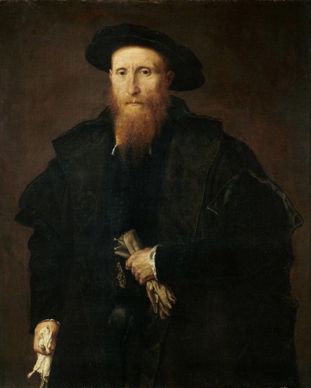 Lorenzo Lotto | Porträt eines älteren Herrn mit Handschuhen (Liberale da Pinedel), c.1542/44 Porträt eines älteren Herrn mit Handschuhen (Liberale da Pinedel), c.1542/44 | Lorenzo Lotto