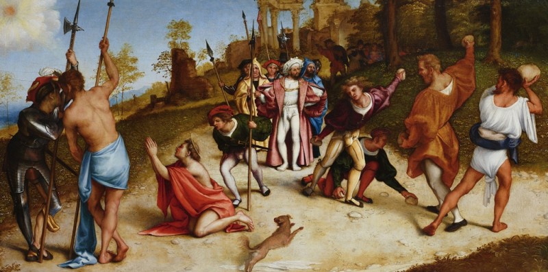 Lorenzo Lotto | Steinigung des Heiligen Stephanus, c.1513/16 Steinigung des Heiligen Stephanus, c.1513/16 | Lorenzo Lotto