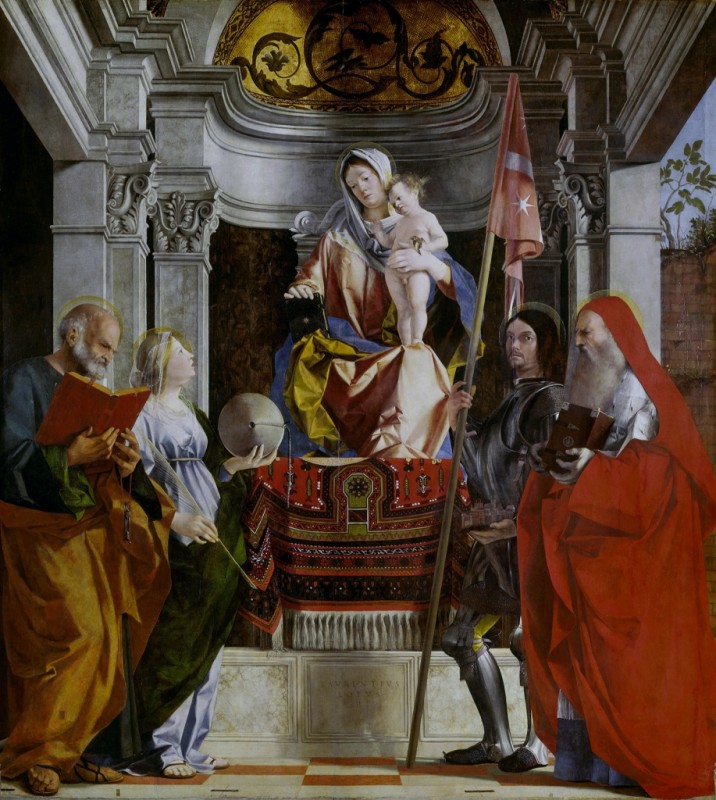 Lorenzo Lotto | Santa Cristina al Tiverone Altarbild, c.1504/06 Santa Cristina al Tiverone Altarbild, c.1504/06 | Lorenzo Lotto