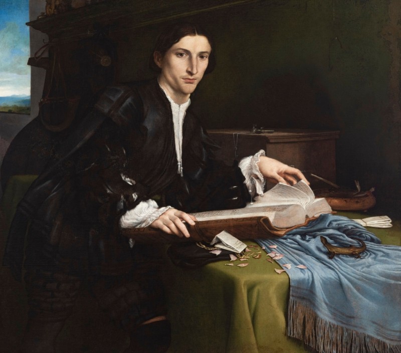 Lorenzo Lotto | Portrait of a Gentleman in His Studio, 1527 Portrait of a Gentleman in His Studio, 1527 | Lorenzo Lotto
