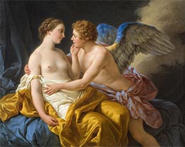 Amour and Psyche, 1767 von Lagrenee | Gemälde-Reproduktion