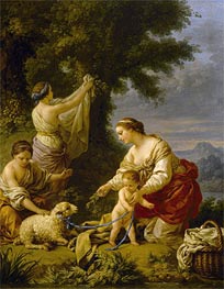 The Complacent Mother, 1771 von Lagrenee | Gemälde-Reproduktion