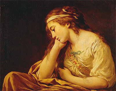 Melancholy, c.1785 | Lagrenee | Gemälde Reproduktion