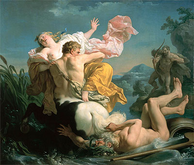 The Abduction of Deianeira by the Centaur Nessus, 1755 | Lagrenee | Painting Reproduction